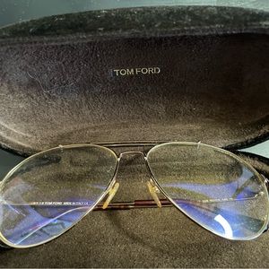 Tom Ford Blue Light Aviator Glasses